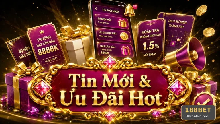 Khuyến Mãi 188BET: Đọc Chi Tiết Giao Diện Tin Mới, Ưu Đãi Và Điều Kiện Khuyến Mãi Qua Hướng Dẫn Xác Minh Tài Khoản – Góc Kiểm Chứng Theo Tên Miền 188betvn.pro