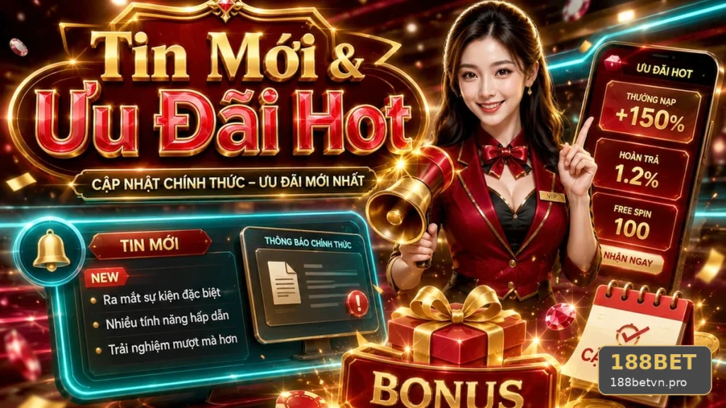 188BET Tại 188betvn.pro: Đối Chiếu Dữ Liệu Khuyến Mãi Qua Cuộc Kiểm Tra Giao Diện — Góc Kiểm Chứng Theo Tên Miền Phân Biệt Giá Trị Hiển Thị Với Giá Trị Thực Sau Điều Kiện